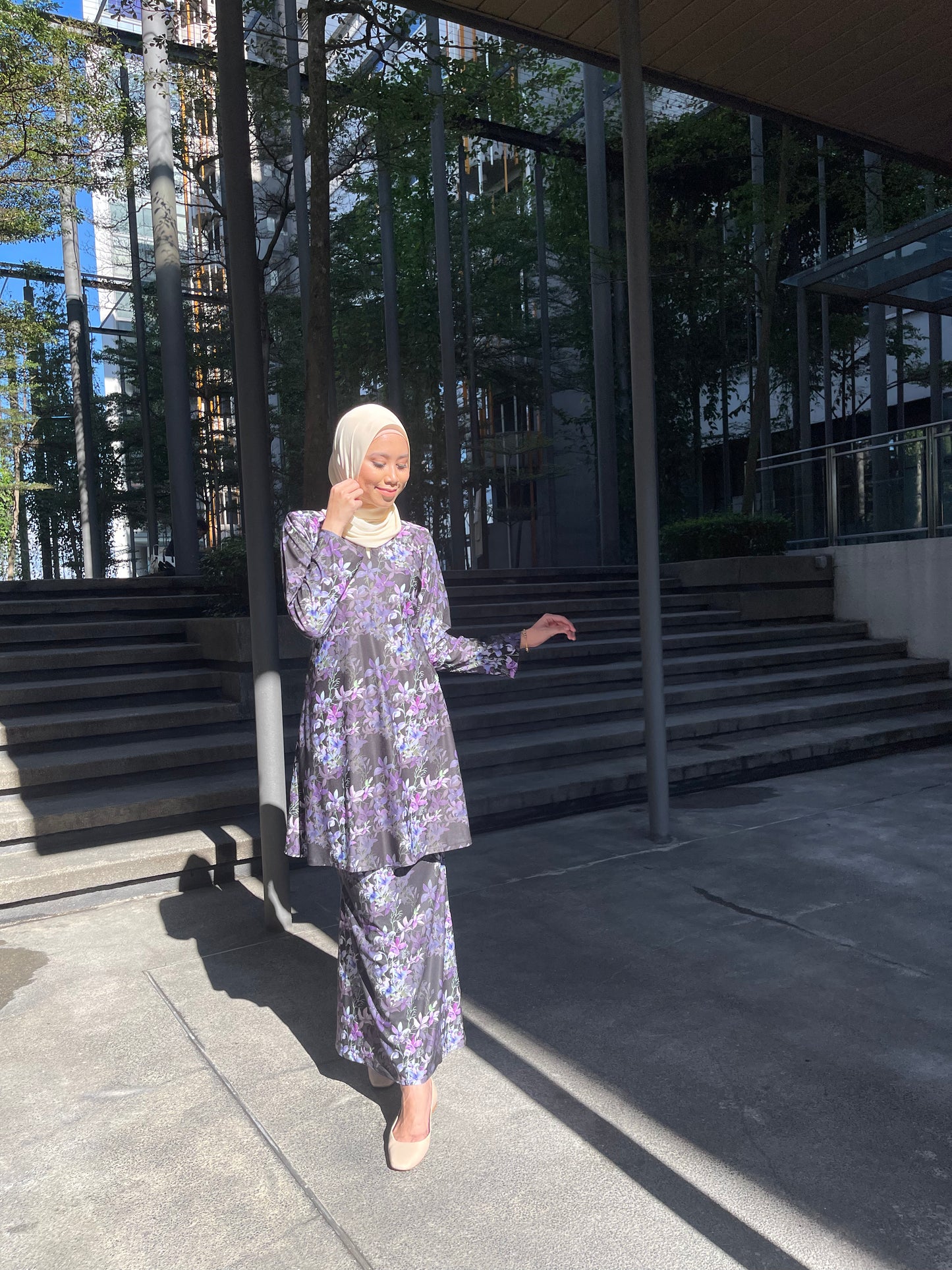 Kurung Riau Moss Crepe