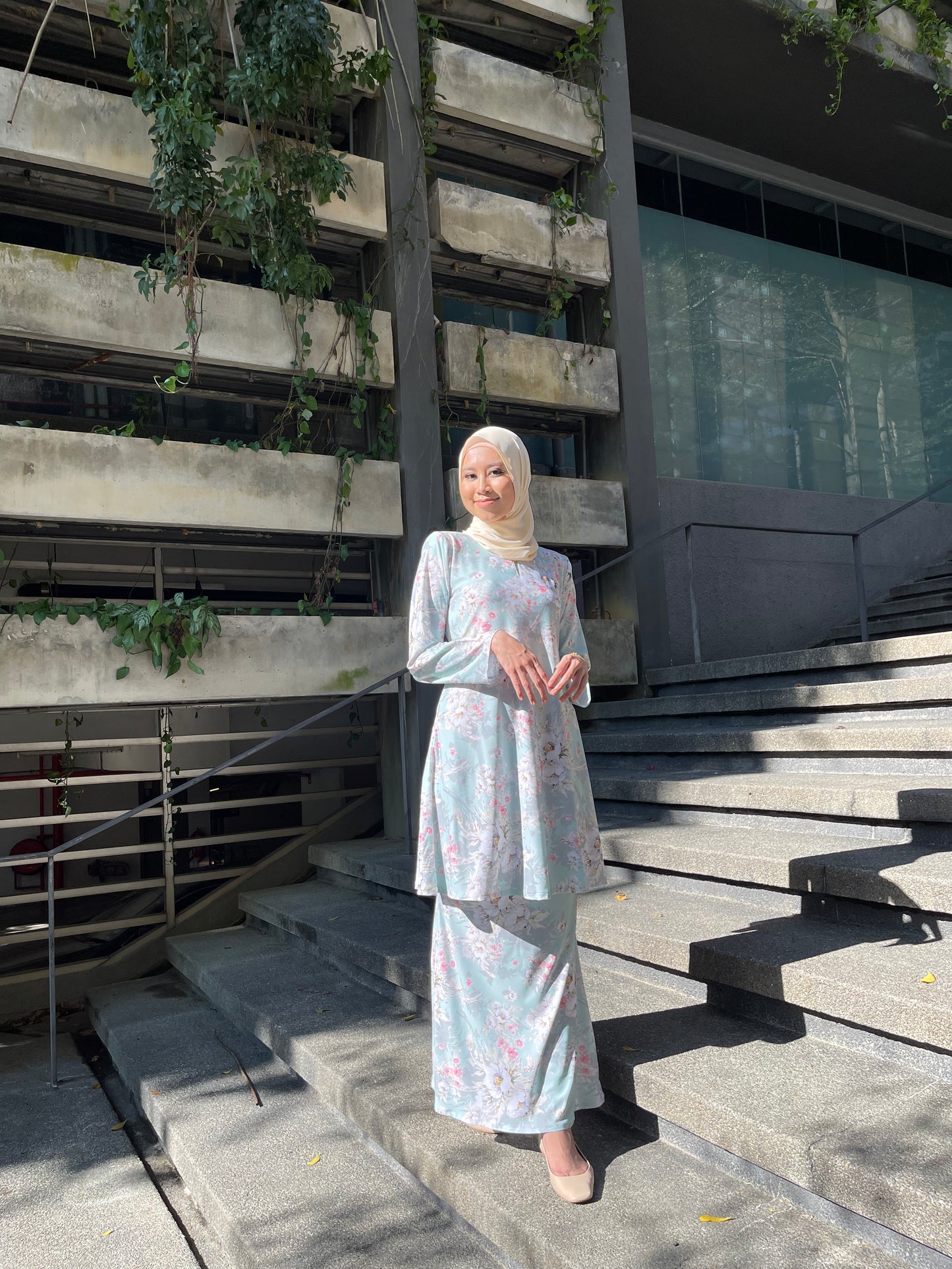 Kurung Riau Moss Crepe