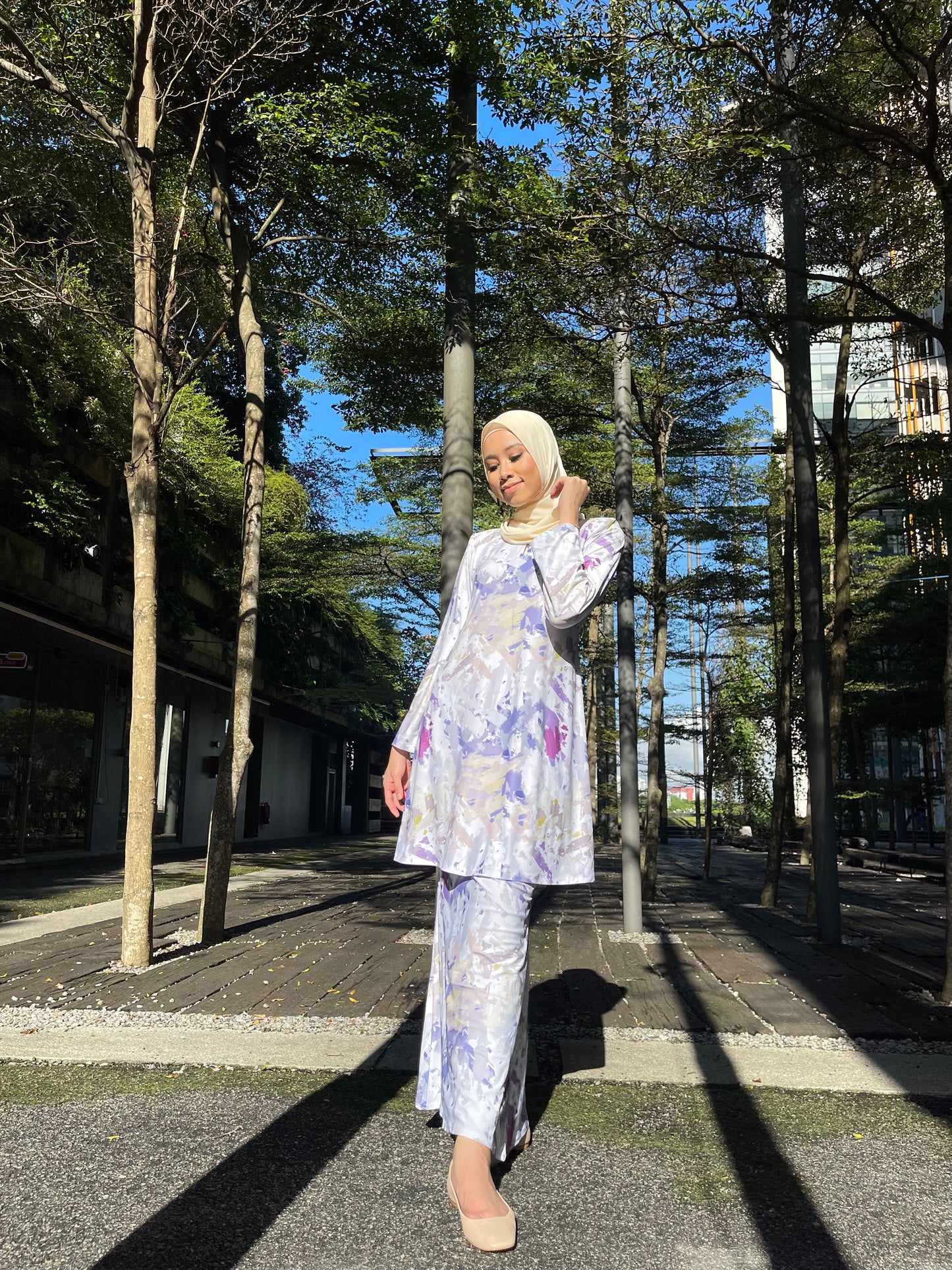 Kurung Riau Moss Crepe