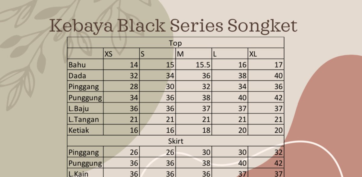 Kebaya Black Series - Nara Atira