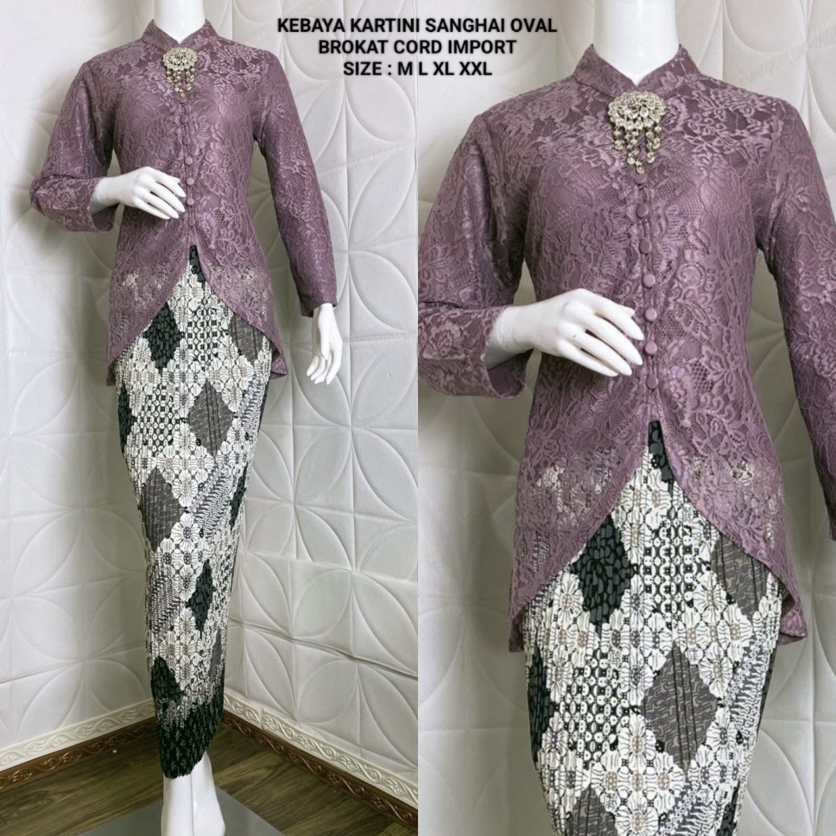 Kebaya Kartini Kanching Oval - Nara Atira