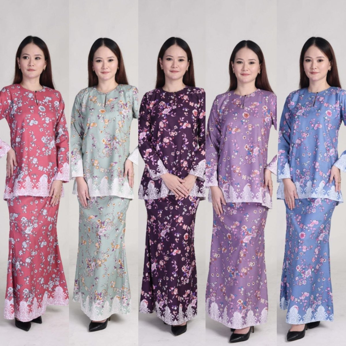 Mini Kurung (Carnation) - Nara Atira